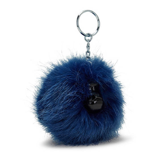 Kipling Pompom Monkey Keychain Accessories Blå | DK 1957JP